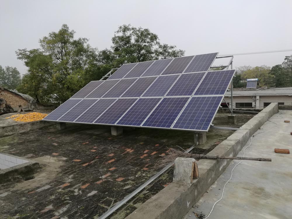 Wang Zhengjia 5KW Photovoltaic Poverty Alleviation Grid System in Chunlin Town, Pucheng County, Weinan City, Shaanxi Province, 2016
