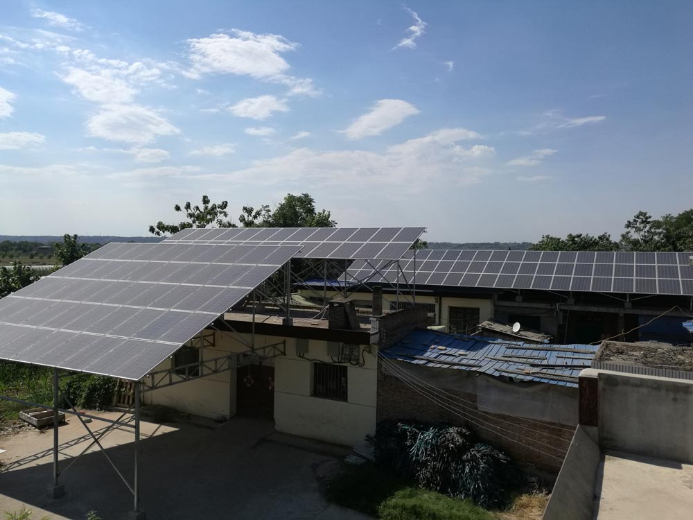 The 45 kW grid-connected system of Tanjiacun in Yanliang District, Xi'an City, Shaanxi Province in 2016