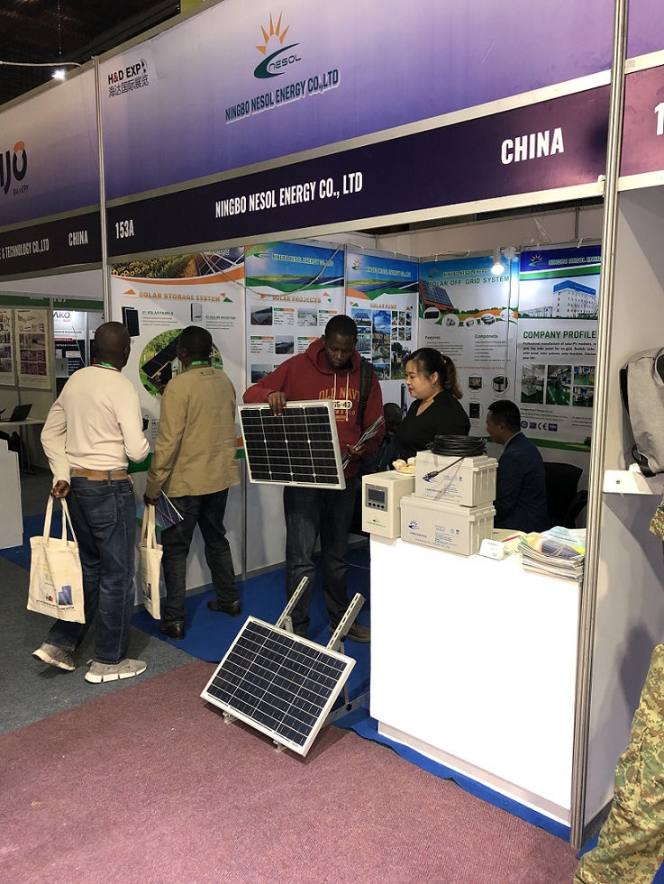 Nesol went to Kenya Solar exhibition in July